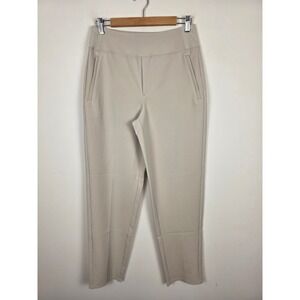 Athleta Endless High Rise Pant Women's Beige Size 6 Tall Casual Dressy Office